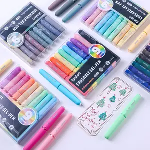 9/45 Pack Erasable Neutral Pens Set, 0.6mm Fine Tip, Heat-Activated Eraser, Ideal for Students' Writing and Journaling