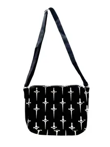 Dagger Print Cross Body Bag