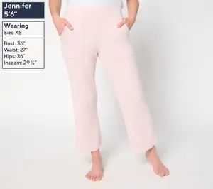 Barefoot Dreams Tall CozyChic Ultra Lite Ribbed Pintuck Crop Pant