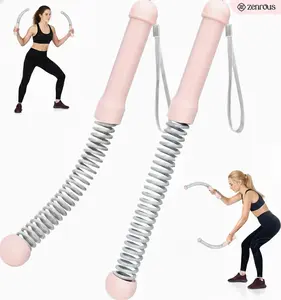 ZENROUS Cordless Battle Rope for Full-Body Workout | Home & Gym Fitness Training | Strength, Cardio & Endurance Exercise | Portable, Rope-Free Design | Suitable for Men & Women