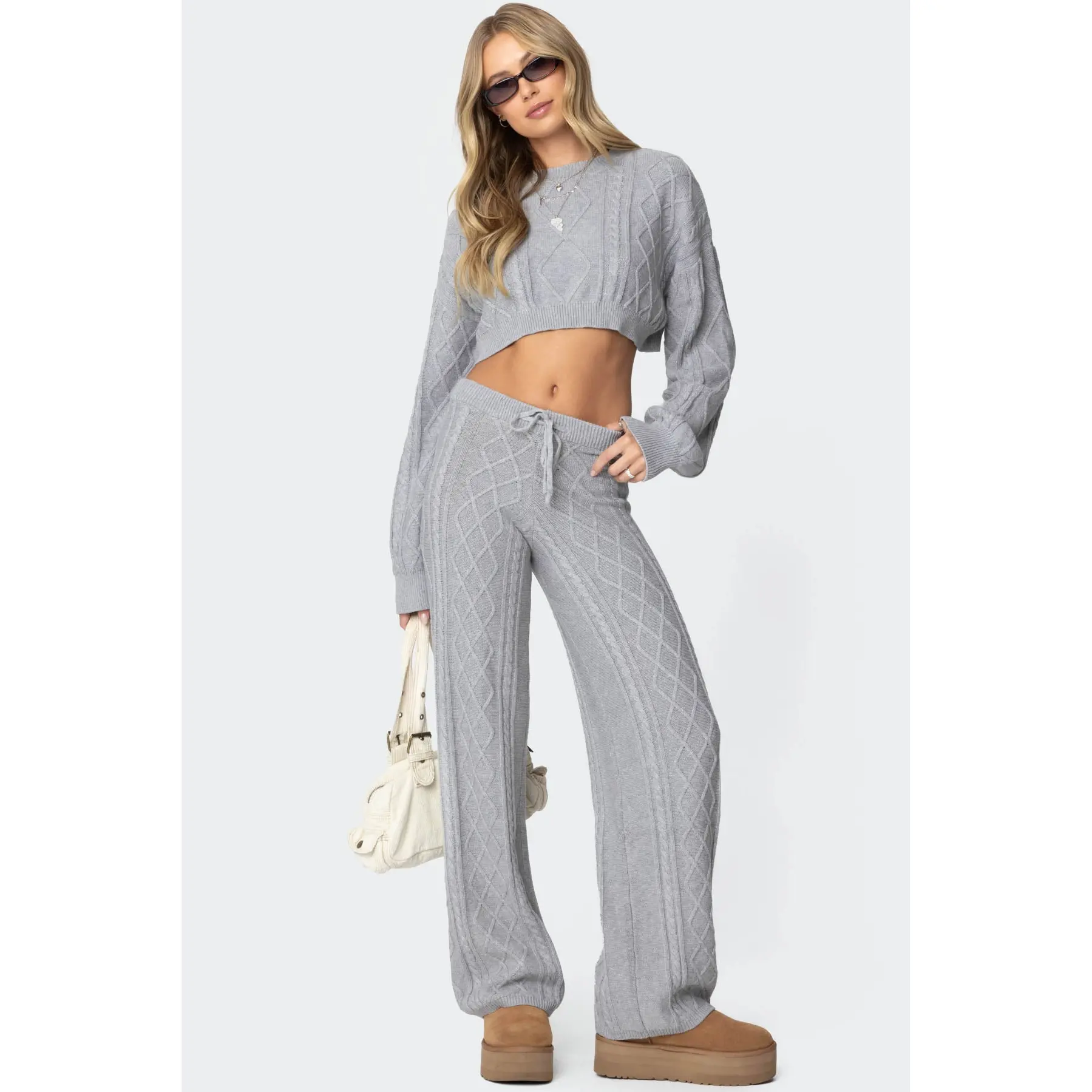 Kasey Cable Knit Pants