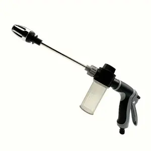High Pressure Car Wash Gun, Car Wash Accessory, RV Exterior Cleaning Tool, Foam Water Bottle Cleaner, Garden Hose Spray Nozzle, Multi-Functional Sprayer, Car Wash Equipment, Car Wash Jet, Car Washer Nozzle