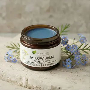 Tallow Balm Moisturizer - Blue Tansy