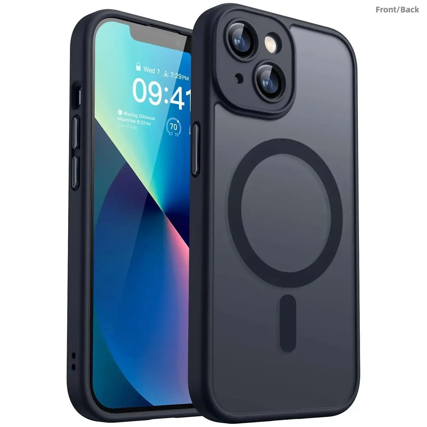 Magnetic for iPhone 17 1615 14 13 12 Case, Upgraded [Full Camera Protection] [Compatible with Magsafe] [Translucent Matte] Shockproof Protective Phone Case Cover for iPhone 12