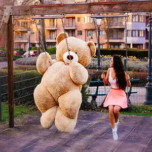 6 Feet Huge Color Light Brown Jumbo Teddy Bear - Just $139 | Fast Shipping - Boo Bear Factory