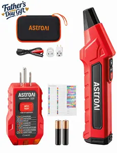 AstroAI Portable Electric Circuit Breaker Finder Tool Kit, Including GFCI Outlet Tester, Handle, Power Circuit Tester & Car Diagnostic Tool, for Home/Workshop Tracing with Quick Indicator-Based Breaker Location