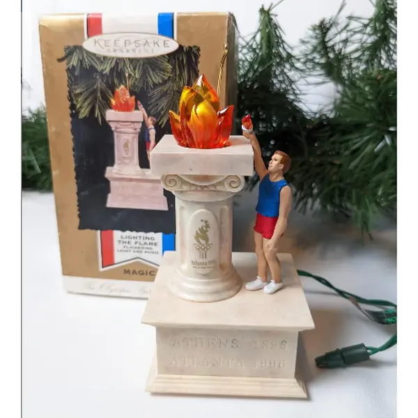 Hallmark 1996 Olympic Flame Magic Ornament