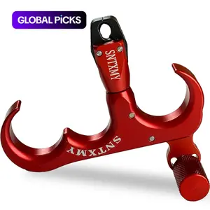 360° Rotatable Three-finger Compound Bow Release Tool, Bow Release Trigger, Archery Release Aid Tool, Shooting Equipment #GLOBAL PICKS