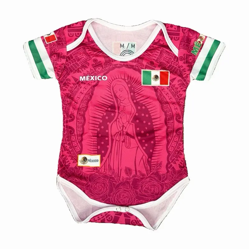 Mexico Soccer Virgencita Hot Pink Unisex Jersey
