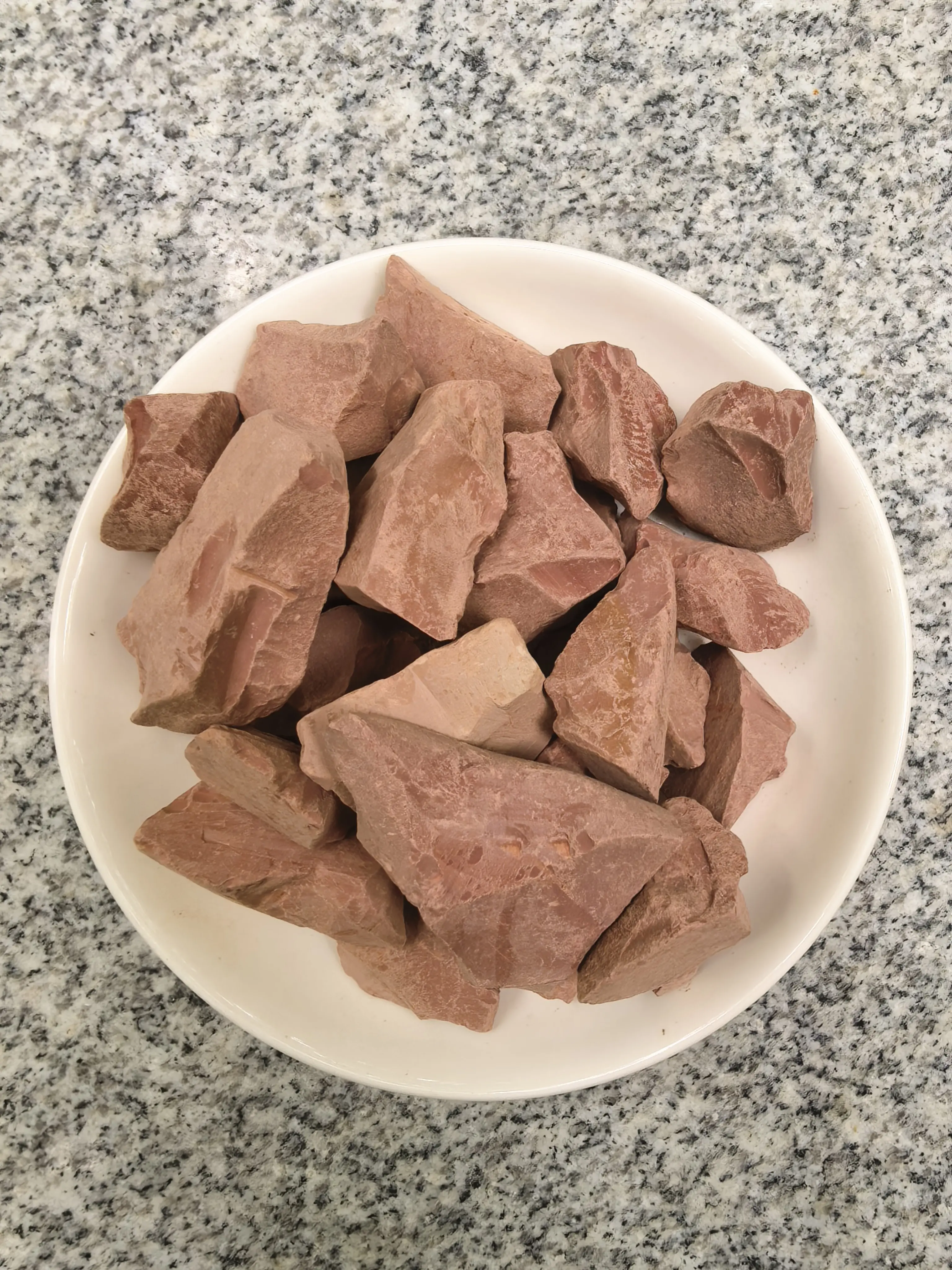 Pure Edible Pink Kaolin Clay Blocks - Nontoxic, 7oz(200g) - Ideal for Home Improvement, Crafting, Garden Activities