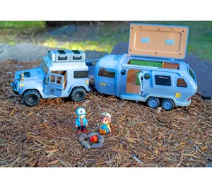 ROVE Vehicle Playset with Camper Figurine Toys