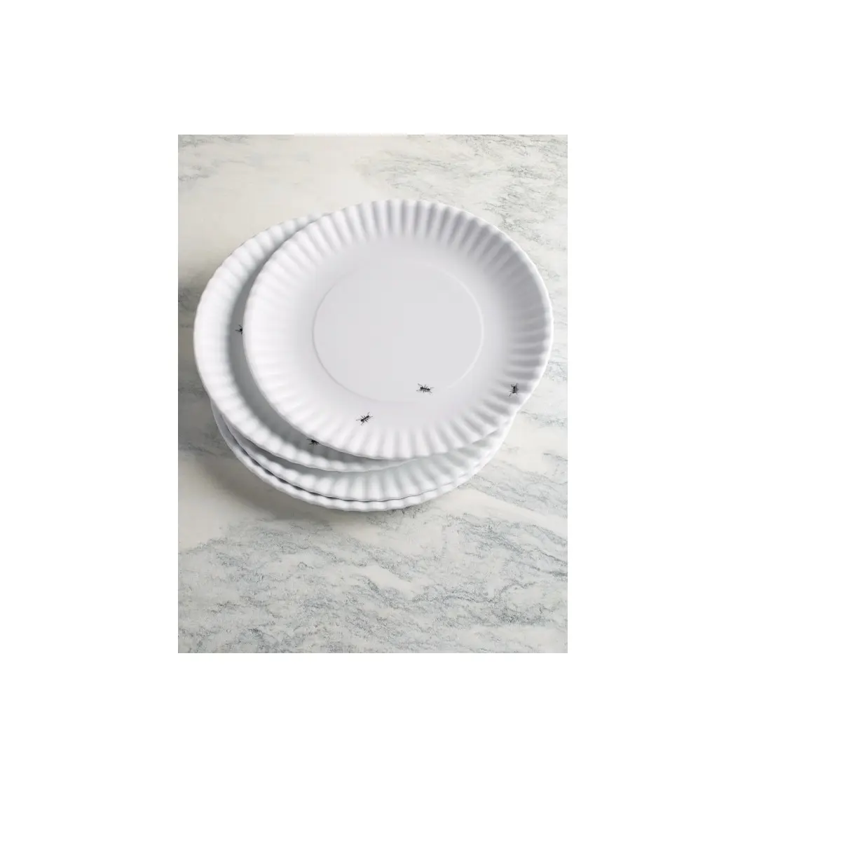 Ants At A Picnic Melamine Plate, Set Of 4