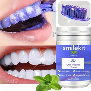 Mint Tooth Whitening Powder, Teeth Brightening Powder, Deep Cleaning, Fresh Breath, Oral Care, 60g, Daily Use, Dental Powder, Single Pack