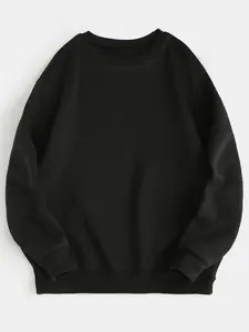 Regular Round Neck Knit Sweatshirt 250g, Comfortable Casual Wear, Lightweight Fabric, Perfect for Daily Use, Stylish Design