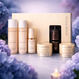 AMORE PACIFIC Time Response Experience 6 pcs Travel Gift Set, Anti-aging combination set to firm and diminish wrinkles