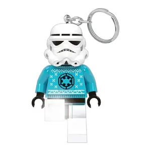 LEGO Minifigures Keychain Light Star Wars Stormtrooper Holiday Ugly Sweater