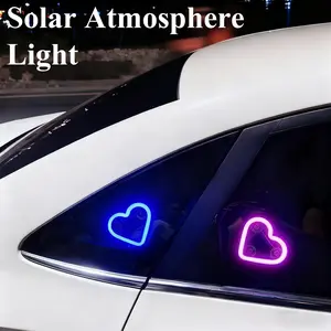 Car Interior Accent Kit - Heart Design Neon Pink Glow for Quarter & Rear Windshield | Car Decor, Car Accessories for Girls, Car Stuff, and Truck Accessories