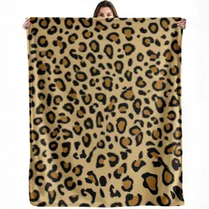 Leopard Print Blanket Cheetah Pattern Throw Blanket