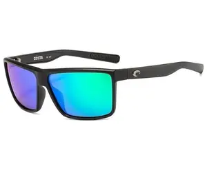 Men's Polarized Outdoor Sports Sunglasses with Blue Mirror Lenses, UV Protection, and Lightweight Eyewear