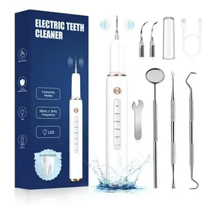 Remover for Teeth, Electric Tooth Cleaner Tartar Remover for Teeth with LED Light,5 Modes Rechargeable Teeth Cleaning Kit with Dental Tools Cleansing，teeth cleaning