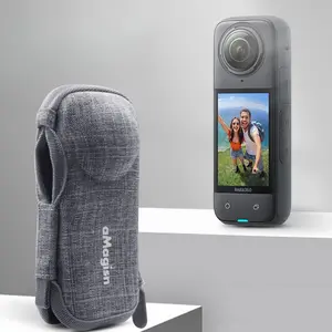 Protective Bag for Insta360 X4, Mini Storage Protective Sports Camera Accessories, Hard Shell with Velvet Lining Camera Accessories, Smartphone