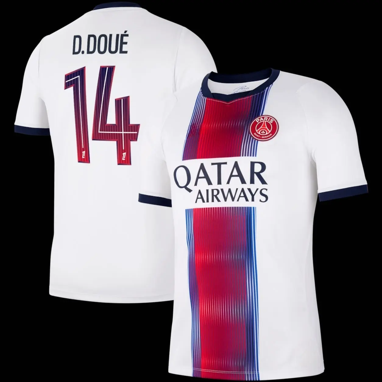 Unisex Soccer Jersey Ligue 1 Désiré Doué 14 Shirt Football Shirt Home Jersey 2026-2027