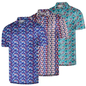 America Tatas & Peaches Polo – Funny Golf Shirt for Men | Quick-Dry, Lightweight & Breathable | 4th of July Patriotic Humor Wear