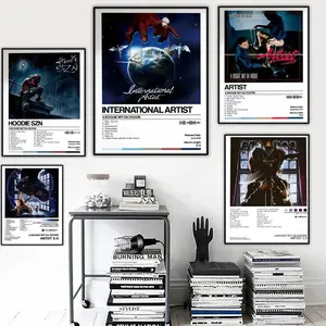 A Boogie Wit Da Hoodie Me Vs Myself Music Album Poster HD Waterproof Art Poster for Home, Bar & Café Decor | Fade-Resistant, Non-Sticky, Vibrant DIY Wall Print | Perfect Decorative Poster for Office & Living Room