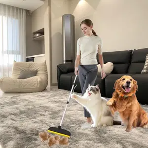 Dog and Cat Pet Hair Cleaning Brush Combs, Shedding Tools, Adjustable Portable Washable Reusable Pet Shedder, Carpet and Floor Pet Shedding Tools, Pet Supplies, Car Interiors, Travel and Household Products，Mini Hair Remover mini cepillo