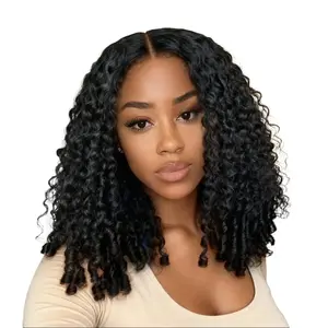 Nadula Spiral Curls Water Curly 7x5 Lace Wig Twist Out at the End Virgin Human Pre-everything Tangle-Free 16-24 Inches Soft Bouncy Hair TikTokShopSpringGlowUp Greenish