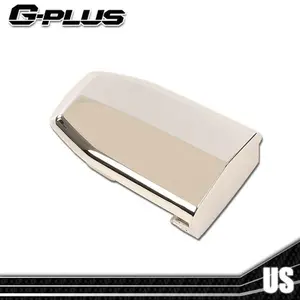 Fit For 2015-2019 Cadillac Escalade Front Door Handle Lock Cylinder Cover Silver