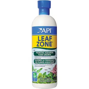 Leaf Zone Freshwater Aquarium Plant Fertilizer, 18 oz Bottle, White