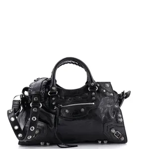 Pre-owned Balenciaga Leather Shoulder Bags Neo Cagole City Bag Medium by Rebag