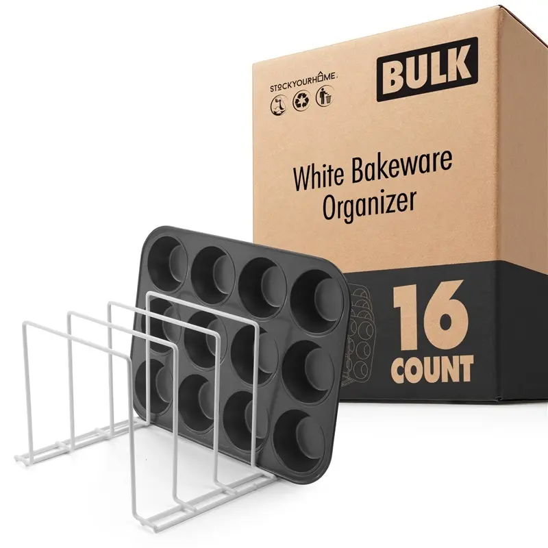 White Bakeware Organizer (16 Pack)