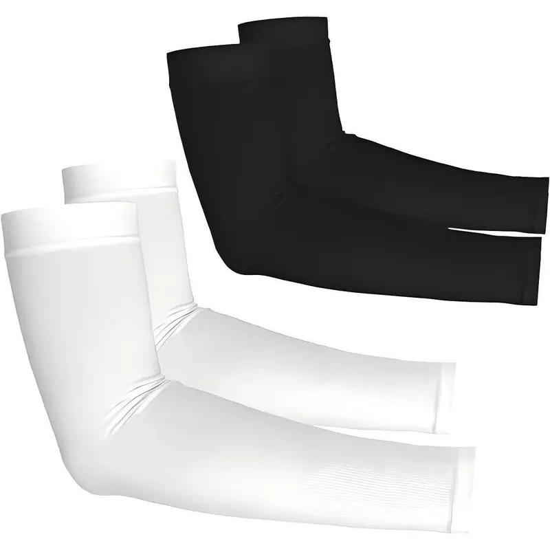 Cooling Compression Protective Arm Sleeves 2-Pair Sun Protection Sleeves for Men and Youth Tattoo Cover-Up Ideal for Sports and Outdoor Activities Protective Sleeves