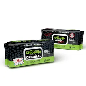 The Tradesmen Bundle - Crocodile Cloth Original (100 Cloths) and PowerSCRUB (80 Cloths) - Cleaning Wipes For Greasy, Grimy Workplaces and Around The House - Perfect For Contractors, DIY and Anyone In Between