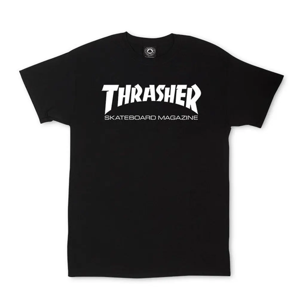 Thrasher Skateboard Shirt Mag Logo Black