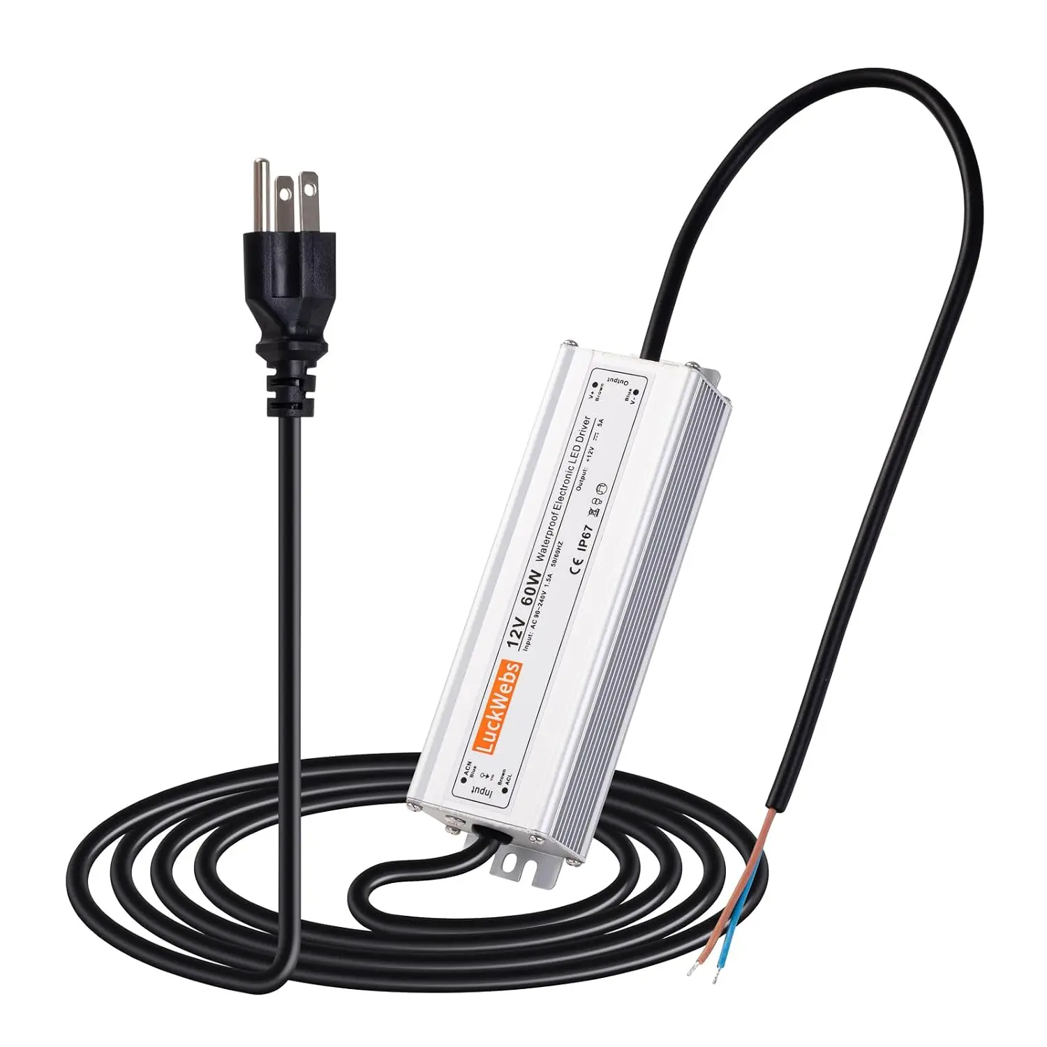 LED Driver 12V 60W Waterproof Power Supply IP67 DC Transformer