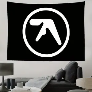 Aphex Twin (Richard D. James) Printed Polyester Music Tapestry — Home or Bedroom Decor Tapestry