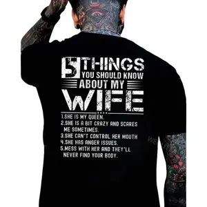 5 Things You Should Know About my WIFE - HUSBAND Shirt