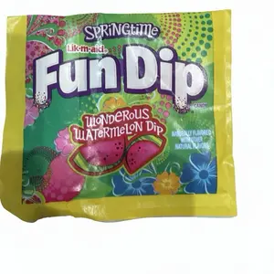 Naturally Flavored Watermelon Fun Dip Candies, Sweet Candy Snack for Quick Treats