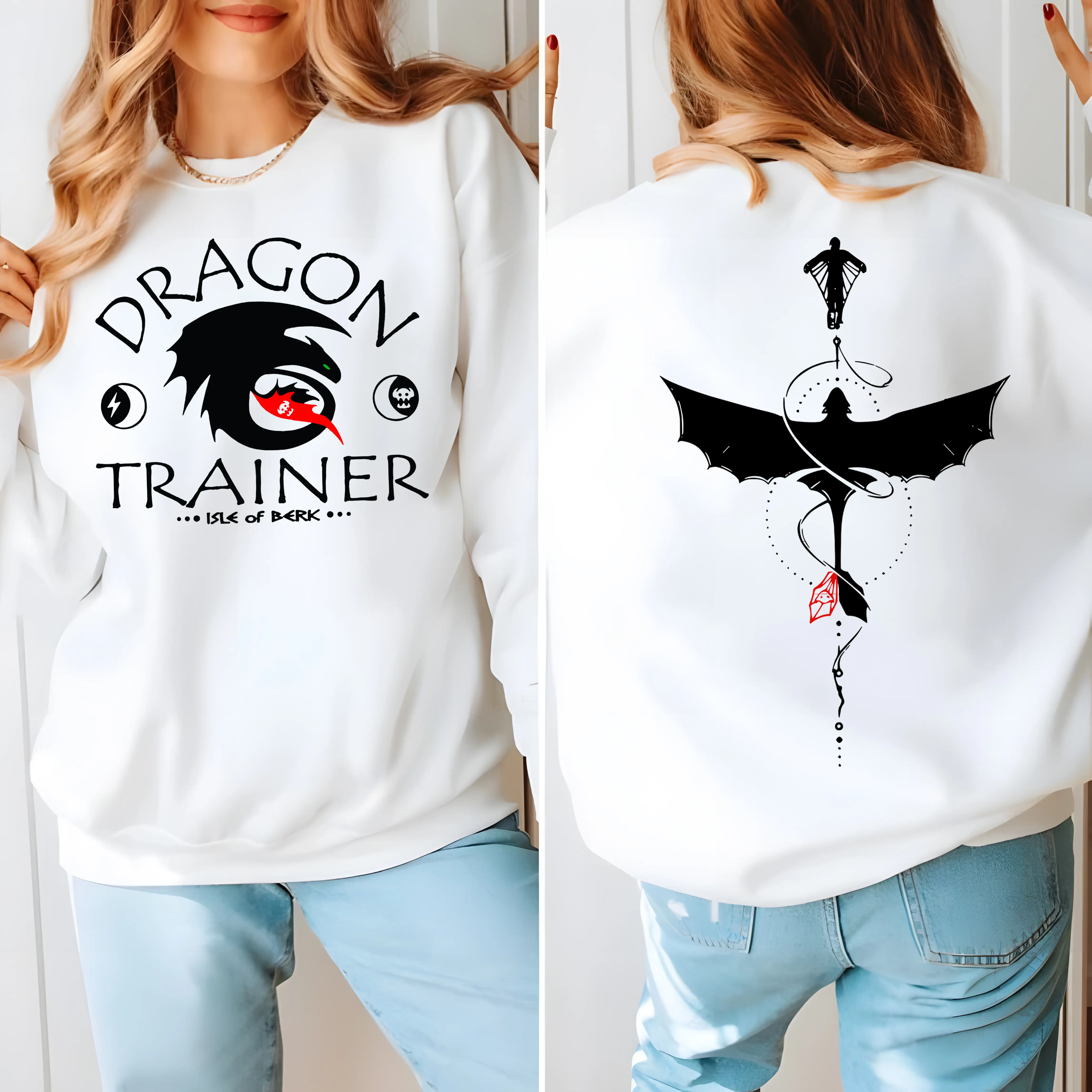 HTTYD Dragon Trainer ToothIess Graphic Unisex Tshirt Sweatshirt Hoodie