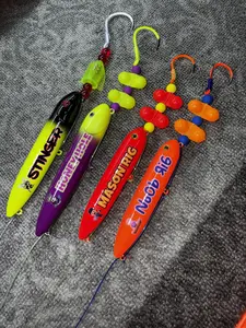 The Tournament 4 Pack: Honey Hole 13cm, Stinger 13 cm, Mason 11cm, and Noob 11cm on 4/0, 8/0, and 10/0 hooks