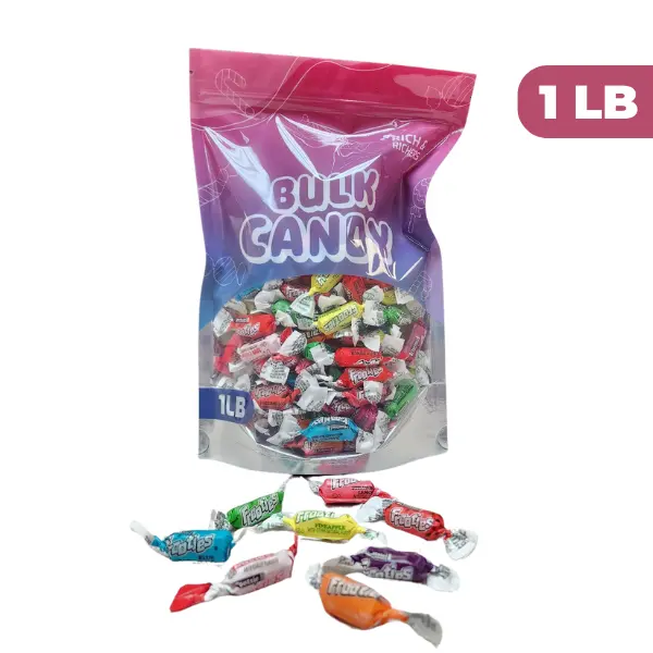 Tootsie Frooties Assorted Candy Mix (10 Fruity Flavors) 1 Lb Bag- Tootsie Roll Taffies, Ultimate Fruity Variety Pack, Gluten Free, Peanut Free & Kosher Fruit Chews