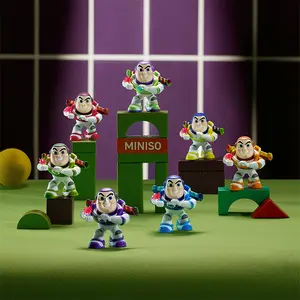 MINISO Disney Buzz Lightyear Action Icon Box Figurine, Blind Box Toy for Display, Classic Novelty Action Figure for Collectors