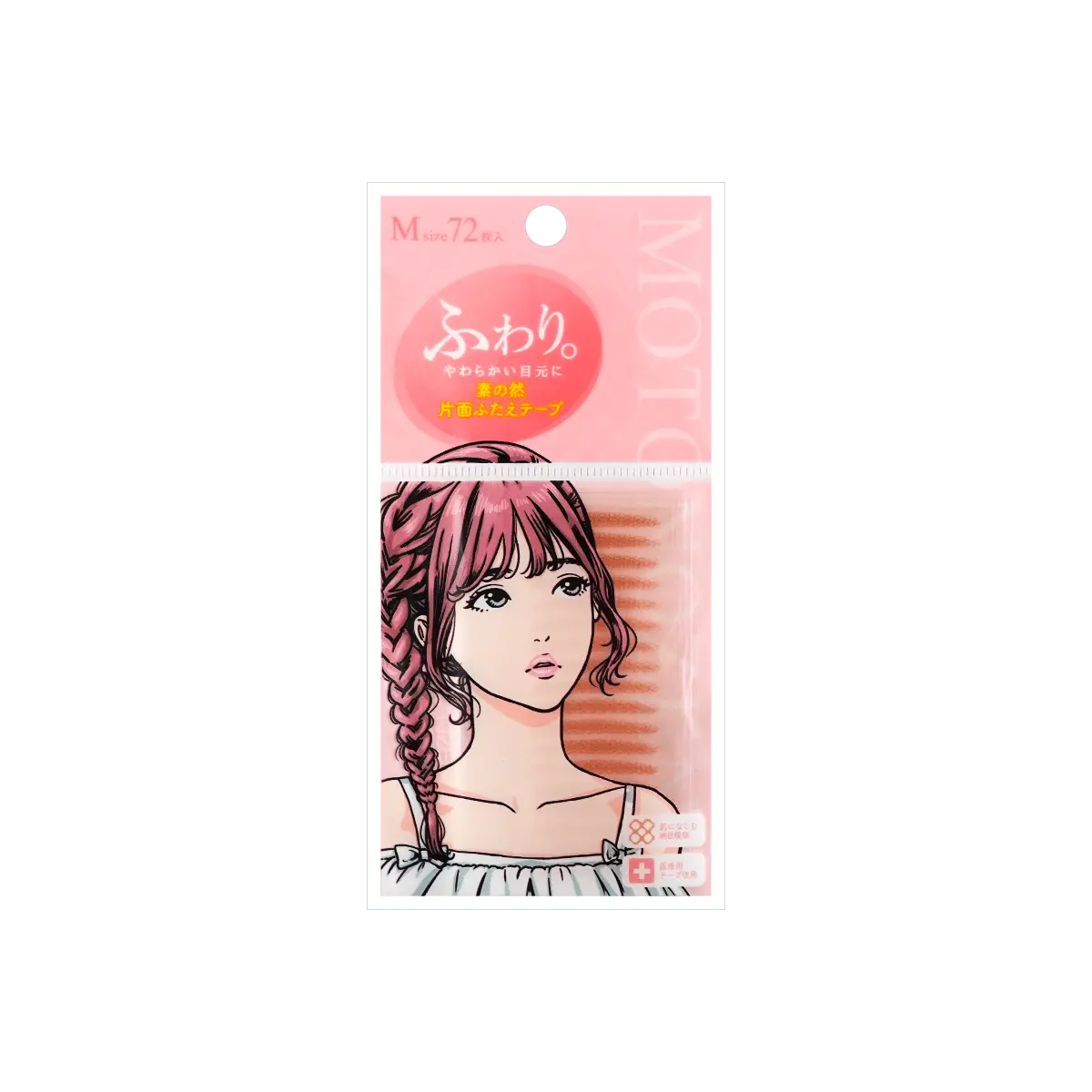 MOTONZEN MOTONZEN Single-sided Eyelid Tape M, 72pcs