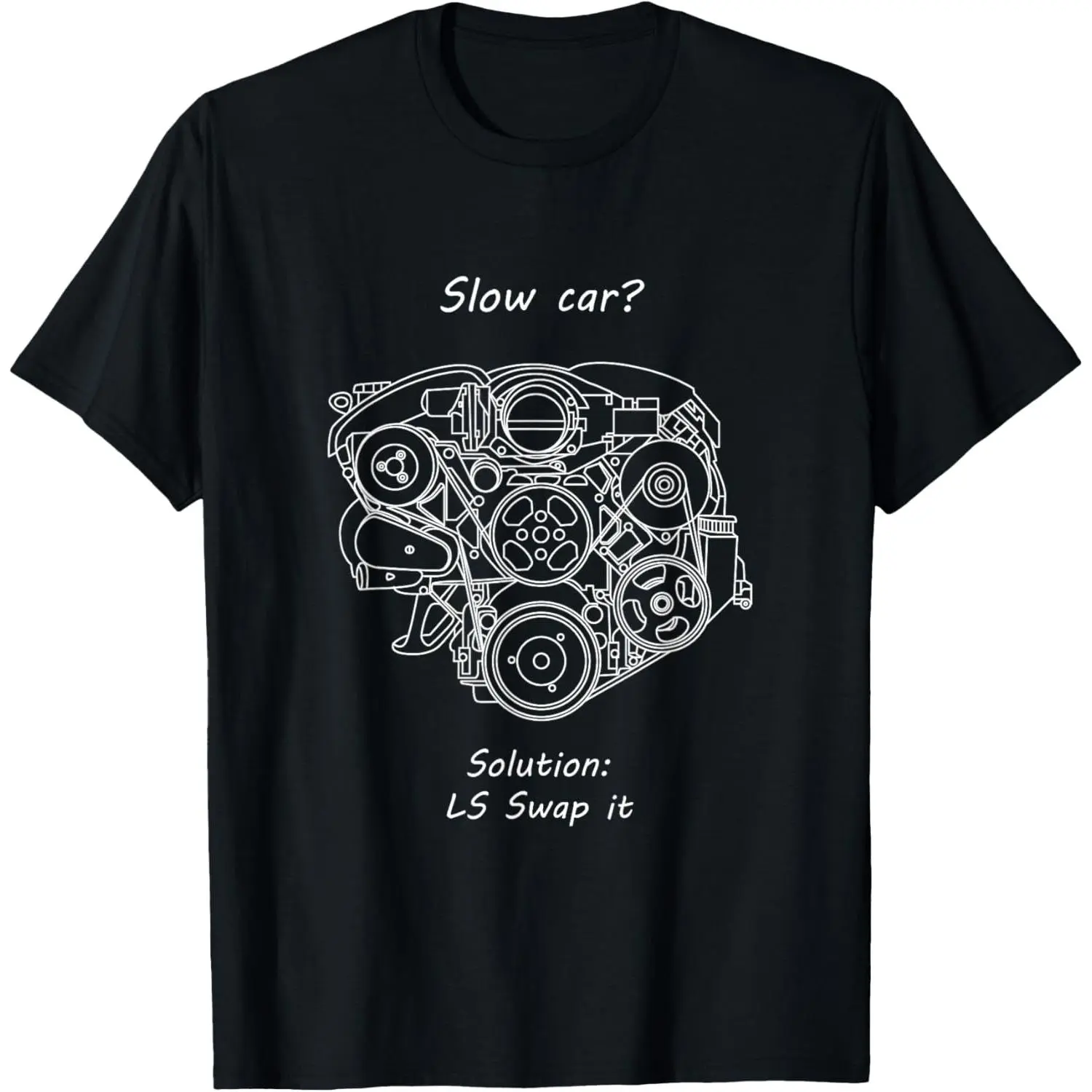 100%cotton LS Engine Swap T-Shirt