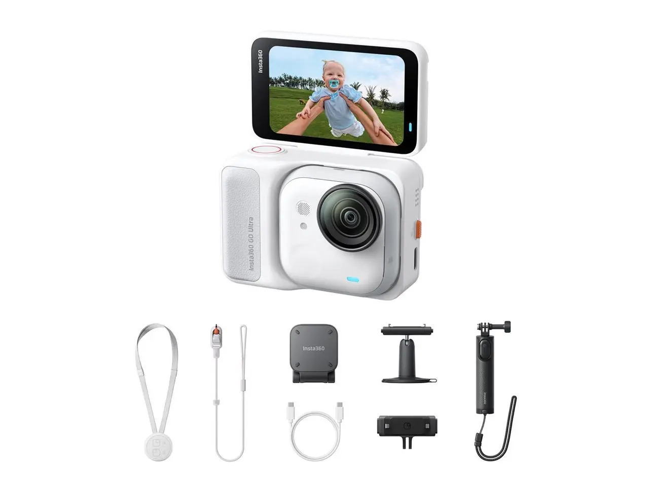 Insta360 GO Ultra, Creator Bundle, Arctic White