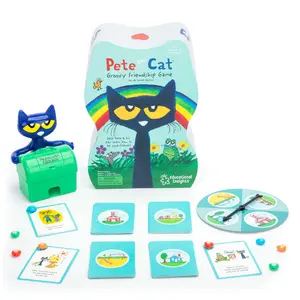 Educational Insights Pete the Cat Groovy Friendship Game, Ages 4+, 2-4 Players