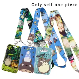 Cute Anime Spirit Lanyard for Key Neck Strap USB ID Card Badge Holder Key Chain Key Holder Keyring Accessories Holiday Gifts